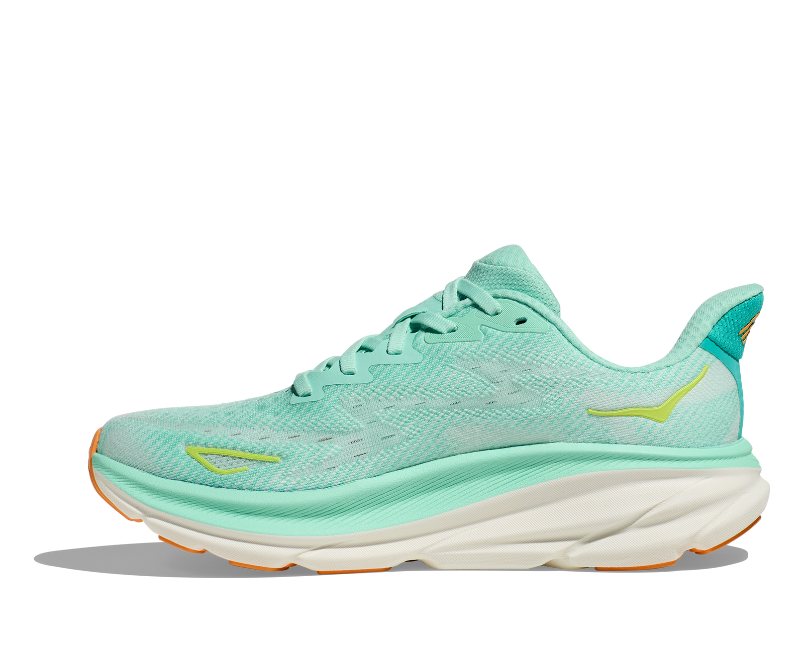 Hoka Clifton 9 For Women Seafoam Aquabreeze colour side