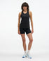 hoka everyrun womens tank in black. The  ultralight tank is tuned for daily training with comfort-first design details. Cut from our breathable, quick-dry FlyLite™ material, the slim-fit silhouette wicks sweat to keep you dry from first mile to last.