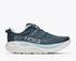 hoka gaviota 6 for women, cushioned stability shoe for road running and walking, navy colour with light blue details, side profile of shoe on a white background