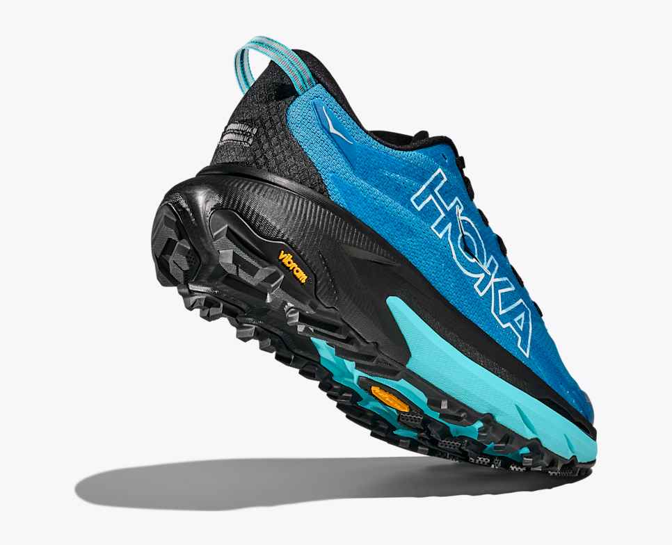 Hoka Mafate 5 trail running shoe, blue