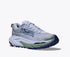 hoka mafate 5, trail running shoe for women, blue with green colour - ambient blue, rosemary