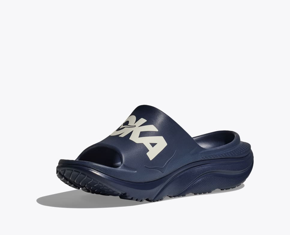 Hoka ora athletic slide unisex navy colour inside