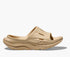 beige hoka recovery slide 3 sandal for after running recovery