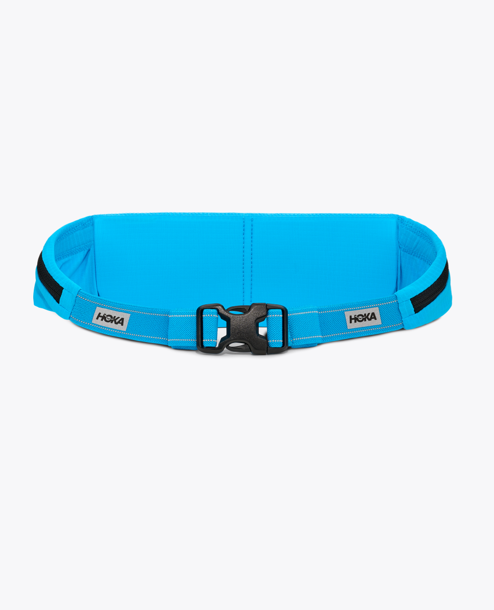 Hoka Run Belt blue back clip