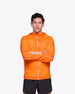 Hoka Skyflow Jacket Viz for Men Electric Tangerine Colour