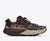 hoka speedgoat gtx 7 mens, waterproof technical trail shoe, brown with tan details, side profile of running shoe