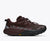 hoka speedgoat gtx 7 womens, waterproof technical trail shoe, brown with tan details, side profile of shoe