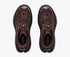hoka speedgoat gtx 7 womens, waterproof technical trail shoe, brown with tan details, top down view of shoes