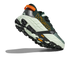 pair of hoka speedgoat 7 trail runners for men in bay leaf, sea glass colour showing side and lugs