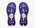 hoka tecton x 4 mens, carbon plated trail running and racing shoe, purple and white sole of shoes