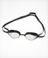 huub eternal swimming race goggle for pool and open water swimming with clear lens and black strap, goggle and strap 