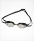 huub eternal swimming race goggle for pool and open water swimming mirror lens and black strap, goggle and strap 