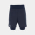 Mens Inov-8 Airlite 2 in 1 shorts, featuring a rear zipped pocket allows you to store your valuables and reflective logos on the front and back of the short aid your visibility to others in low light