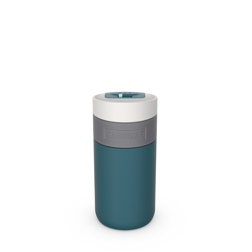 Kambukka Etna Reusable Coffee Cup 300ml, teal colour