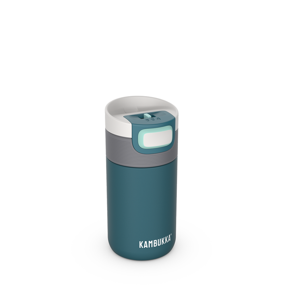 Kambukka Etna Reusable Coffee Cup 300ml, teal colour