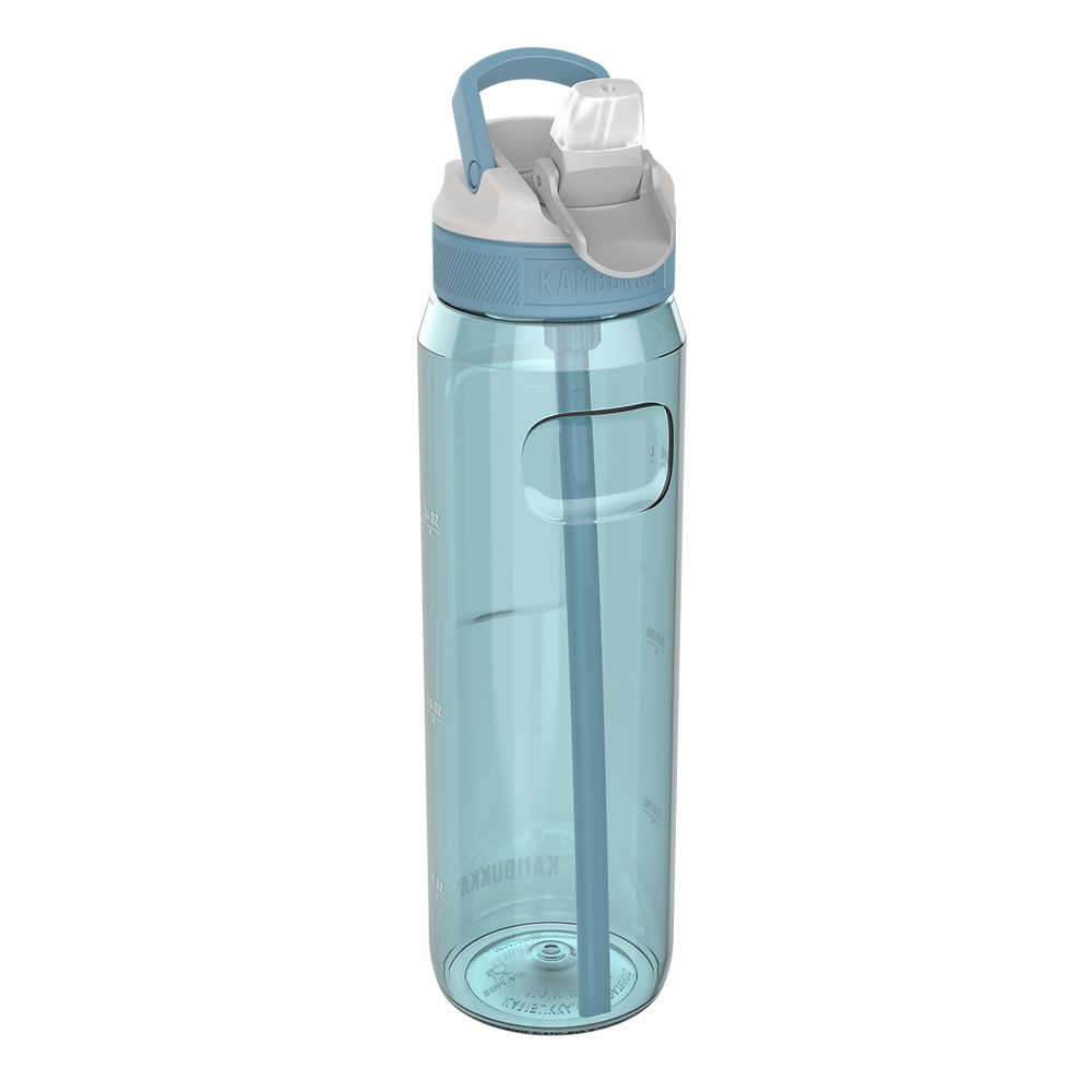 Kambukka Lagoon Water Bottle with Straw, Blue Colour