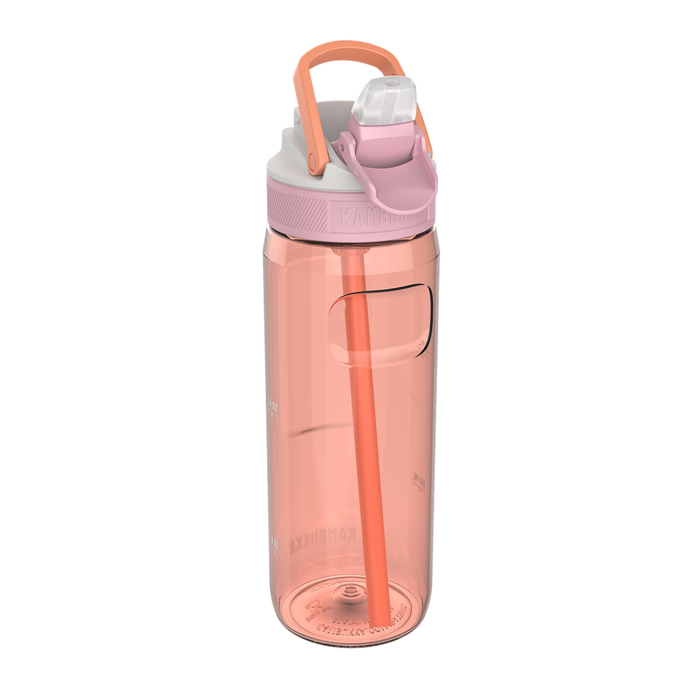Kambukka Lagoon Water Bottle 750ml with Straw, mango colour