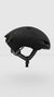 kask utopia y helmet, black matte color, aerodynamic road helmet, side profile of helmet on white background