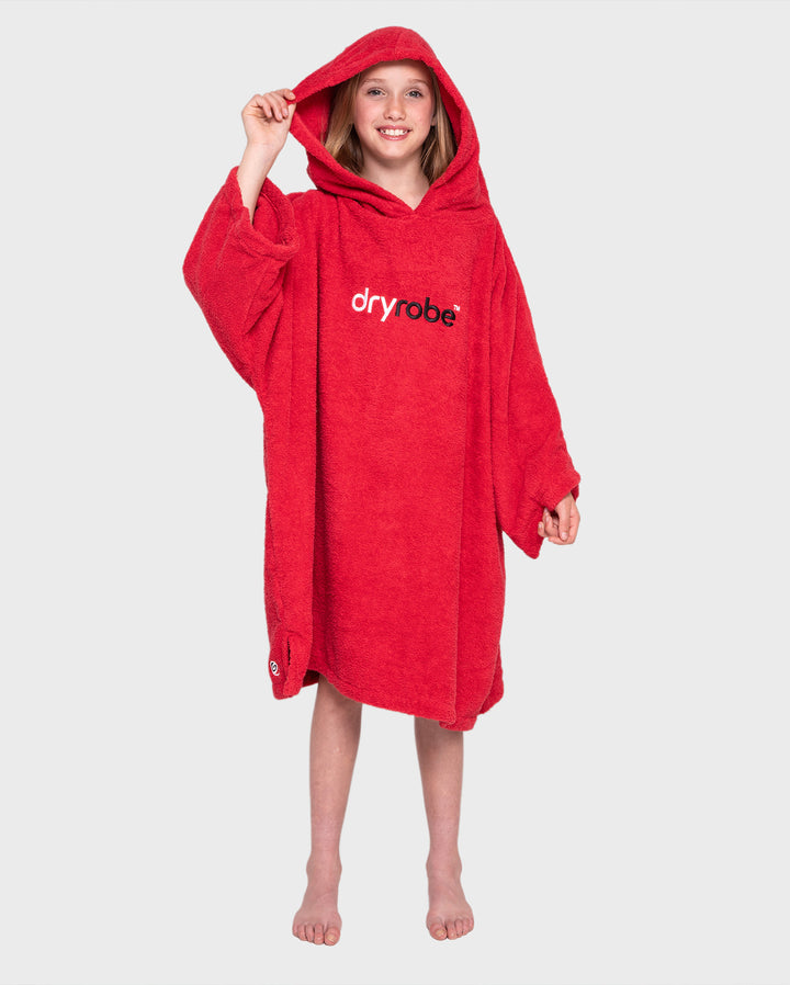 dryrobe Kids Organic Cotton Towel red