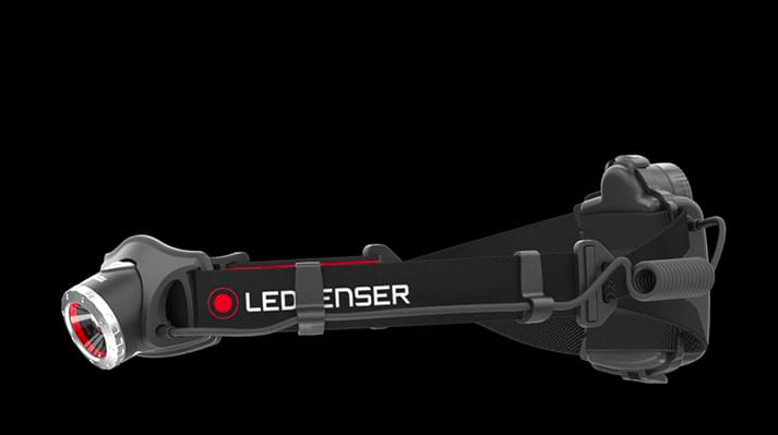 running lights from led lenser, h7r rechageable head torch