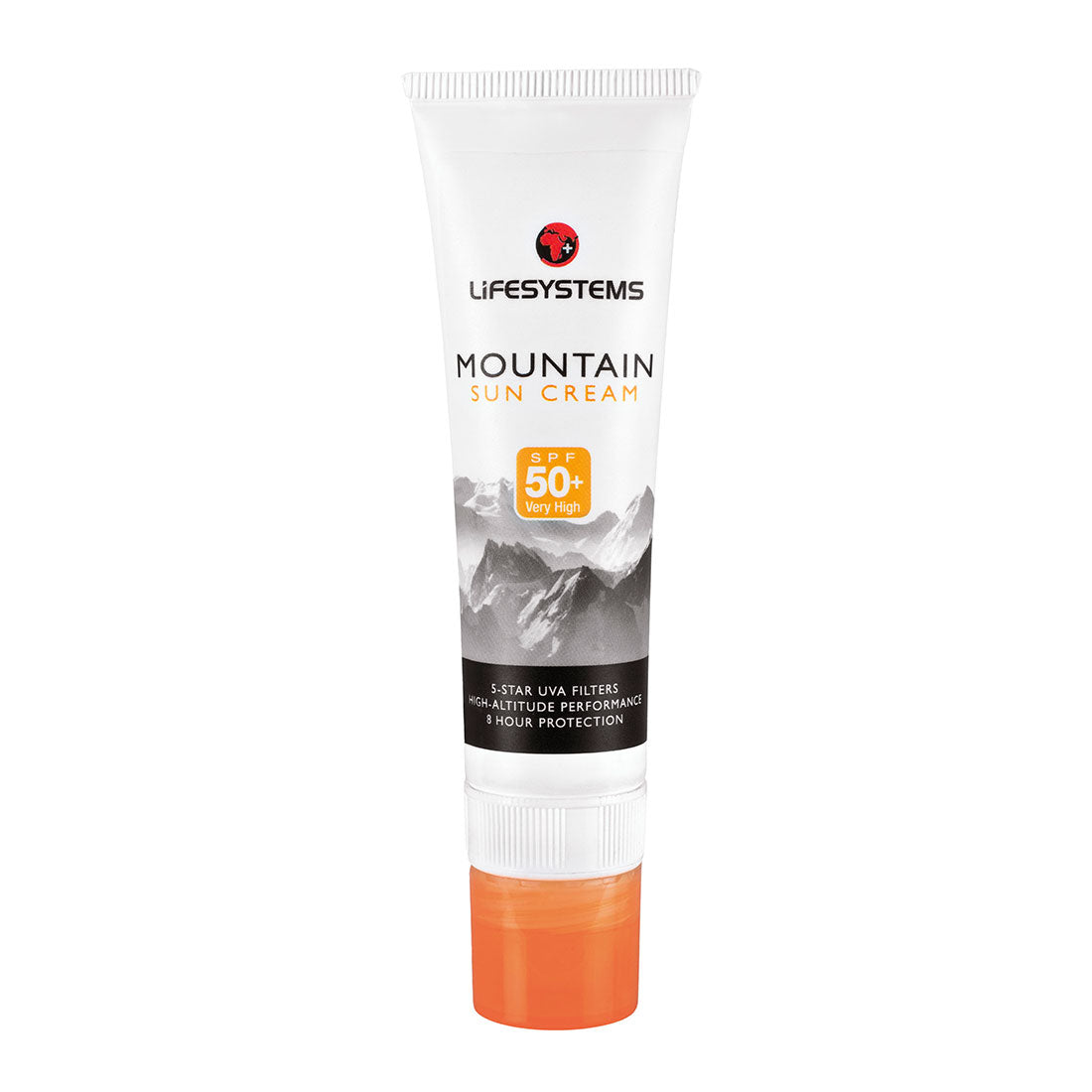 Tube of Lifesystems Mountain Sun Cream SPF 50+