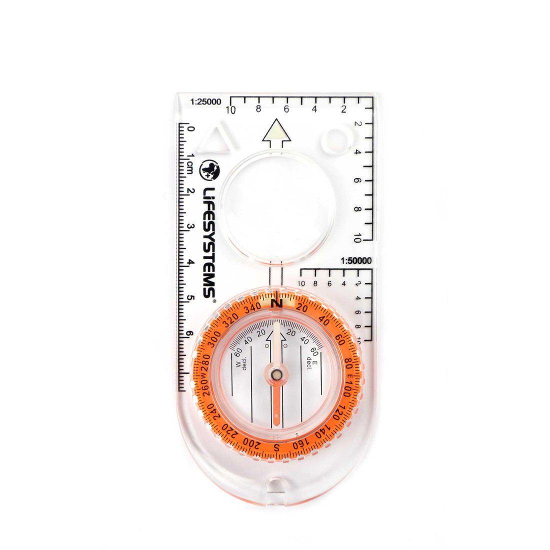 Compass with scale and needle
