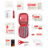 First aid kit with various components from Lifesystems