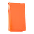 Orange lifesystems survival bag, folded