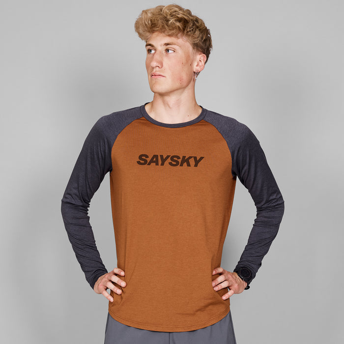 SAYSKY Men's Logo Pace Long Sleeve