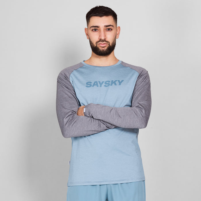 SAYSKY Men's Logo Pace Long Sleeve