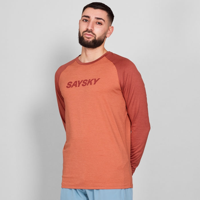 SAYSKY Men's Logo Pace Long Sleeve