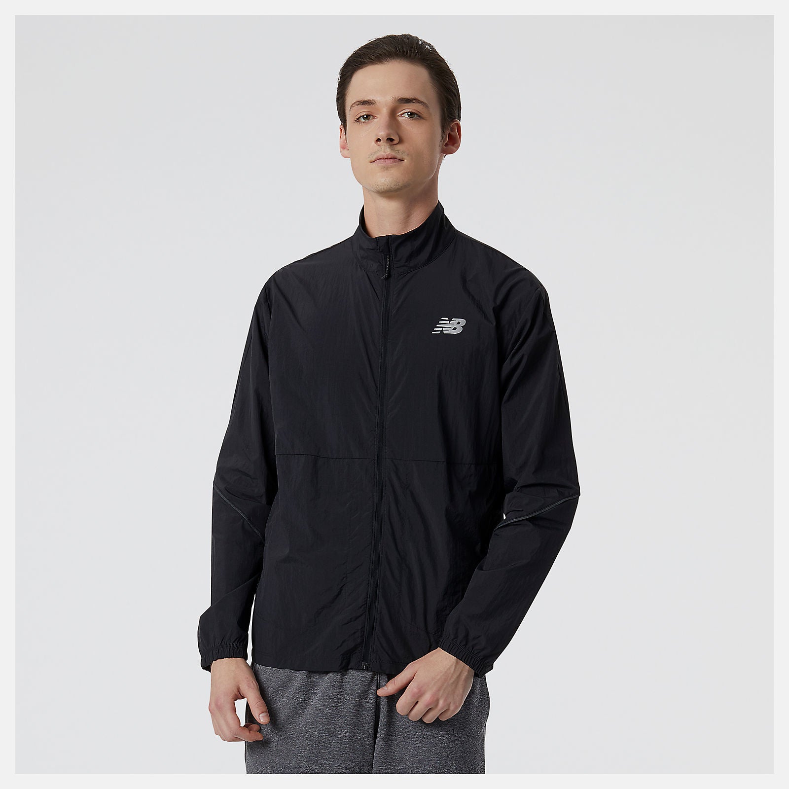new balance packable run jacket for men