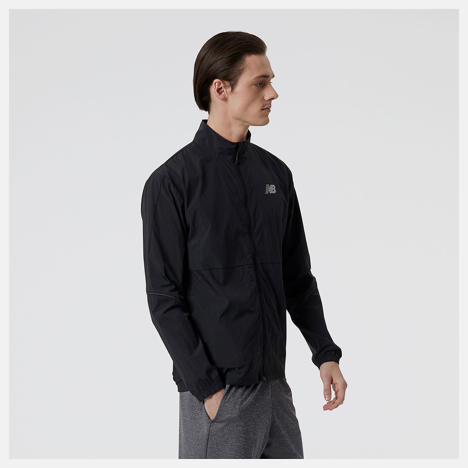 new balance packable run jacket for men