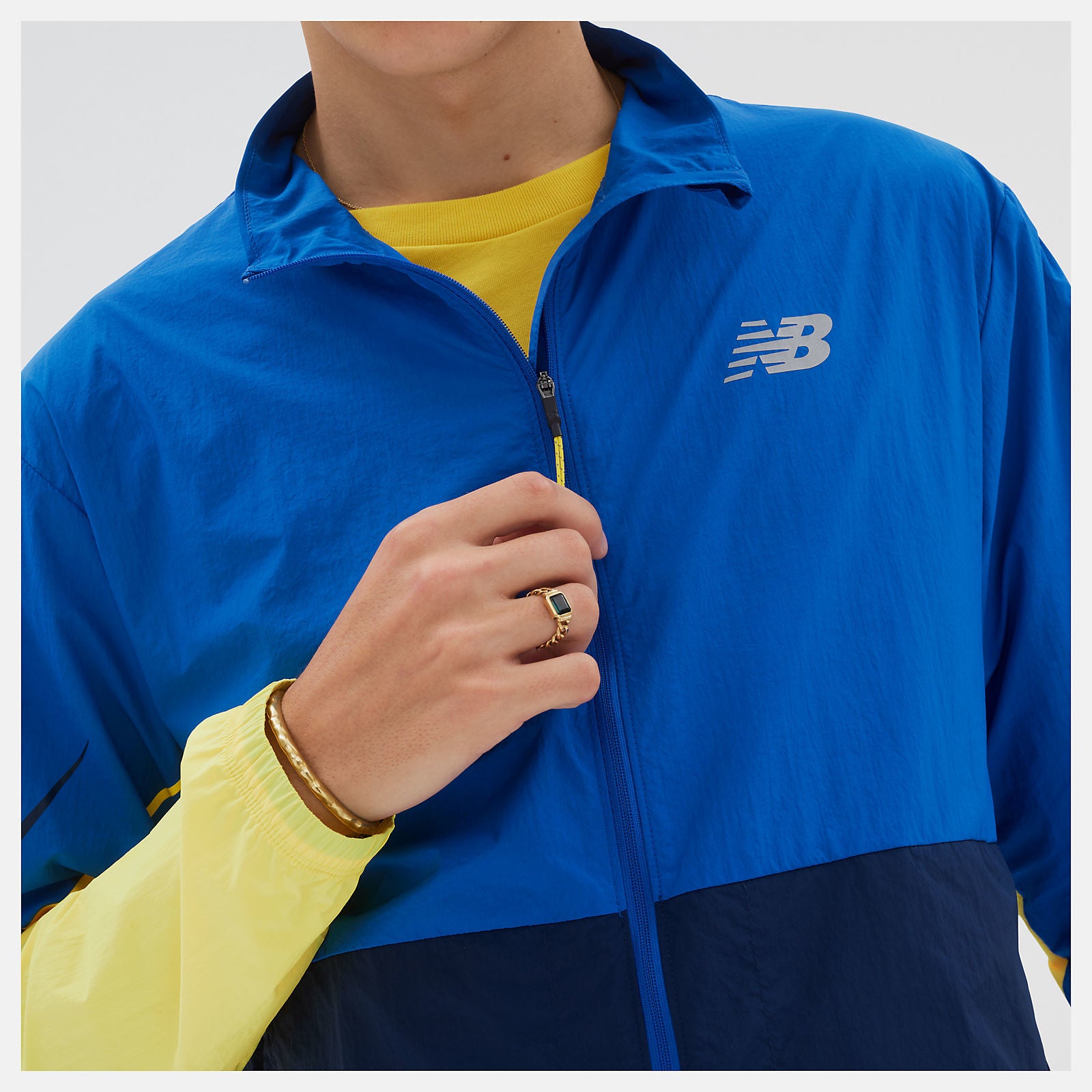 New Balance Graphic Impact Run Packable Jacket