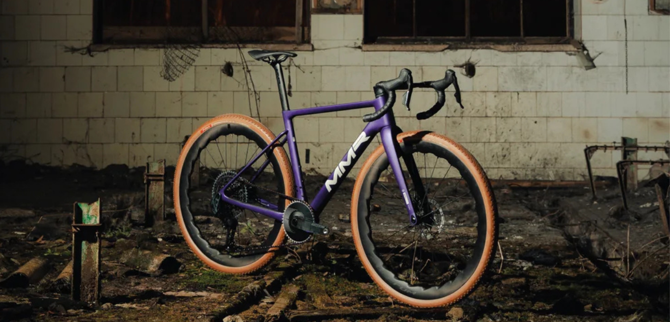 MMR Bikes, Simun 10 gravel bike in an industrial setting