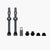 Muc Off Tubeless Valves v2, grey colour, tubeless valve