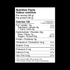 Nutrition facts label for naak boost energy gel, flavour ice mint, on a white background