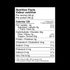 picture of nutrition facts per serving of naak boost energy gel, peach tea flavour with added caffeine