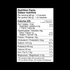 nutrition facts for naak protein powder recovery mix