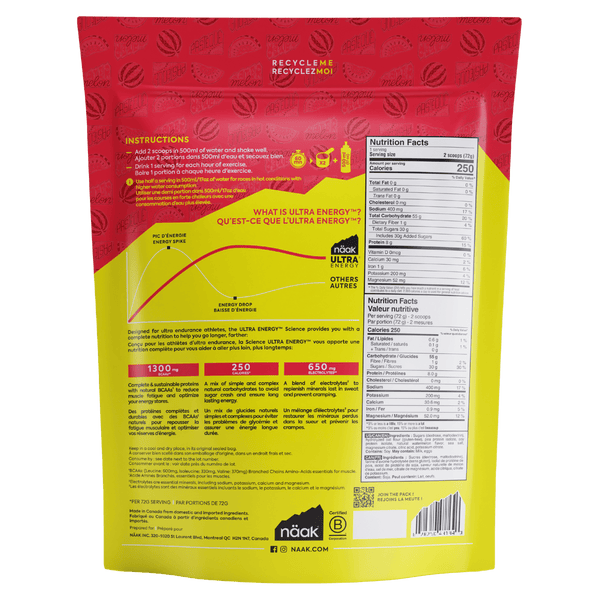 Naak Energy Drinks Mix - 720kg