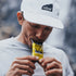 naäk caffeine Ultra Energy Gel chocolate flavor on a white background