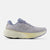 nb 880v15 for women, cushioned neutral running shoe, light purple with white and cream sole, side profile of shoe
