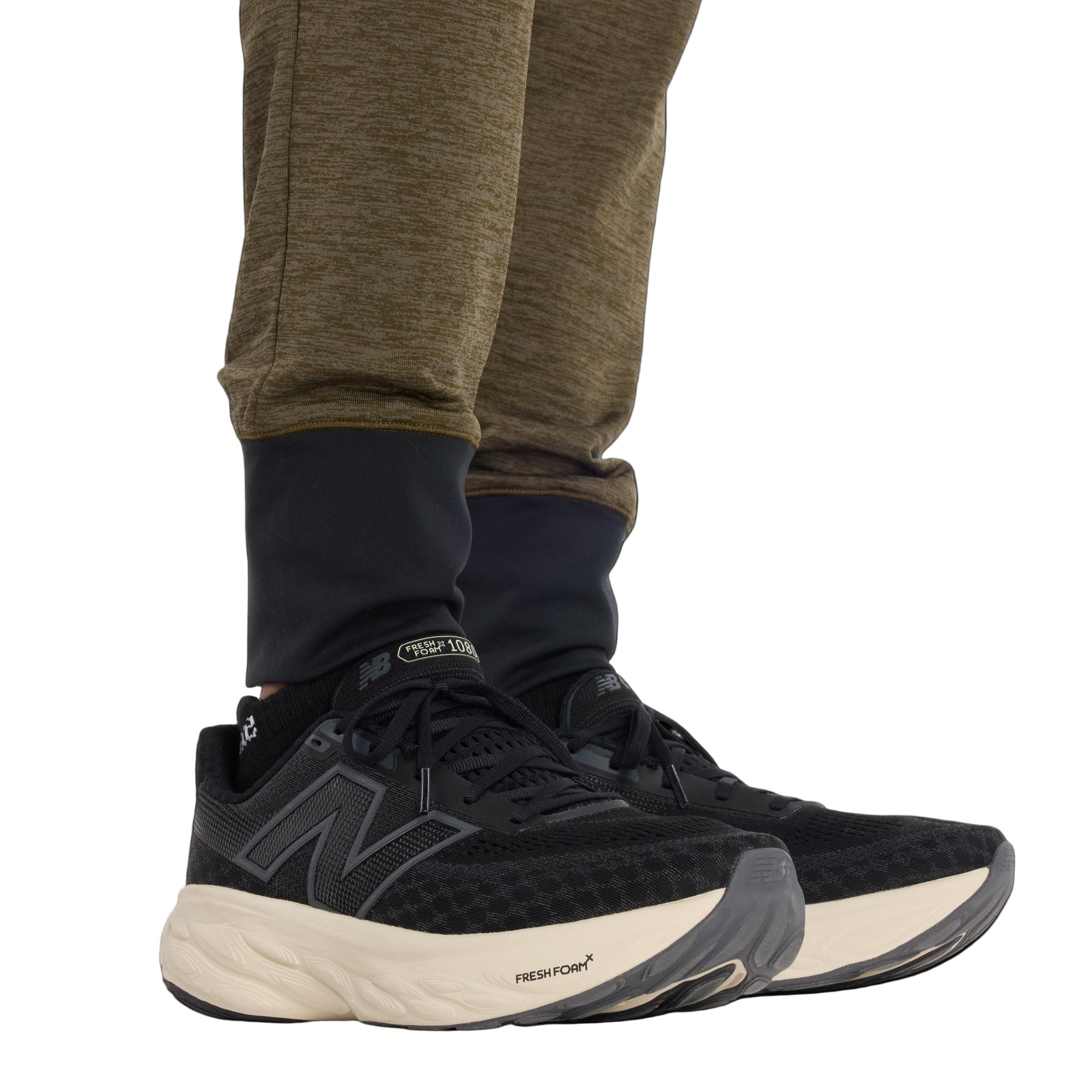 close up of cuffs of nb men's jogger pant