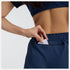 women's new balance 5 inch running short, navy colour