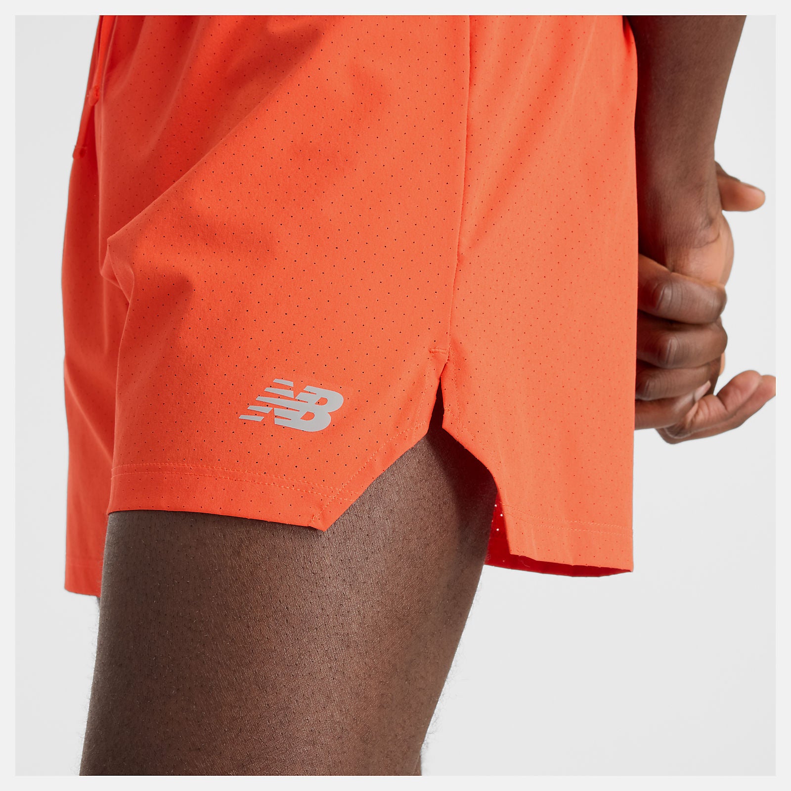 New Balance RC Run short for men, orange colour