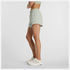 Woman wearing new balance 5 inch rc short in light green colour
