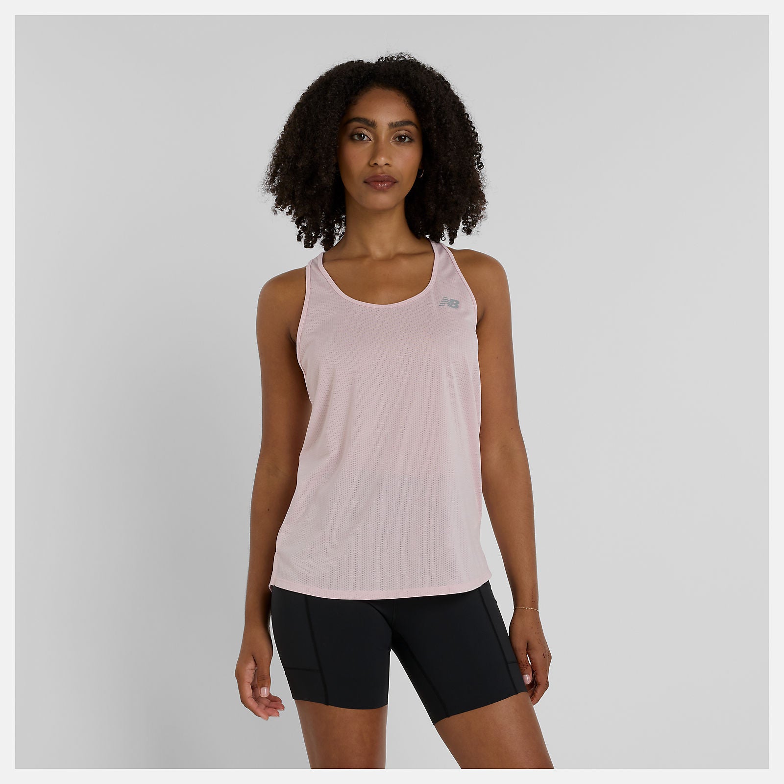 New Balance run tank for women in pink colour