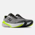 New Balance Fresh Foam X 860v15,  stability and support everyday running shoes for men, slate grey with green details, side profile of both shoes on a white background