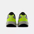 New Balance Fresh Foam X 860v15,  stability and support everyday running shoes for men, slate grey with green details, back profile of both shoes on a white background