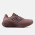 new balance 880v15 mens, lightweight cushioned everyday running and walking shoe, maroon colour with navy detail, side profile of shoe